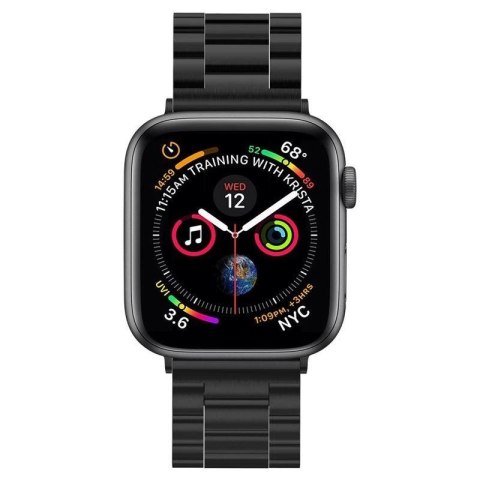Pasek Spigen Modern Fit Band na Apple Watch 4 / 5 / 6 / 7 / 8 / SE / Ultra (42/44/45/49 mm) - czarny Pasek Spigen Modern Fit Band na Apple Watch 4 / 5 / 6 / 7 / 8 / SE / Ultra (42/44/45/49 mm) - czarny