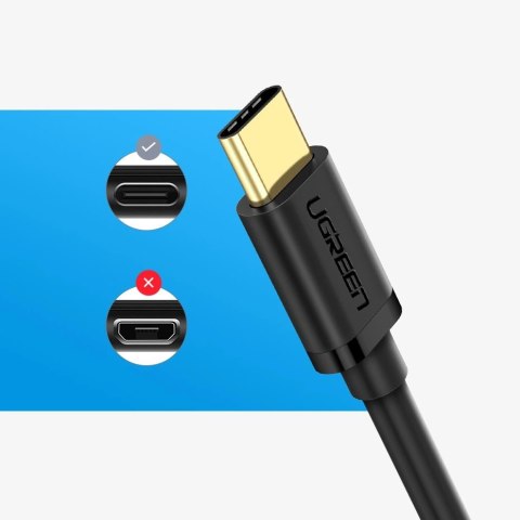 Adapter Ugreen US154 30701 USB-A 3.0 (żeński) / USB-C 3.0 (męski) OTG - czarny Adapter Ugreen US154 30701 USB-A 3.0 (żeński) / USB-C 3.0 (męski) OTG - czarny