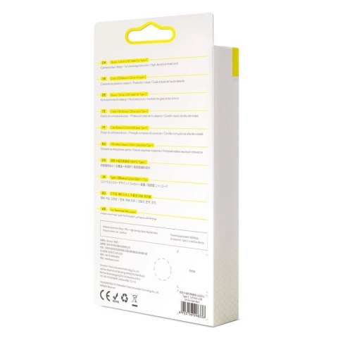 Baseus Cafule Cable wytrzymały nylonowy kabel przewód USB / USB-C QC3.0 2A 3M czerwony (CATKLF-U09) Baseus Cafule Cable wytrzymały nylonowy kabel przewód USB / USB-C QC3.0 2A 3M czerwony (CATKLF-U09)