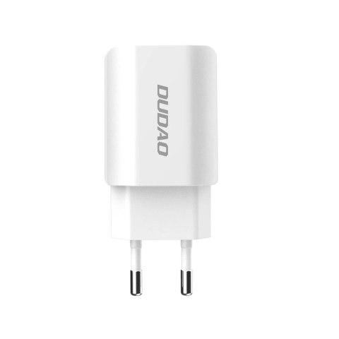 Dudao ładowarka sieciowa EU 2x USB 5V/2.4A + kabel micro USB biały (A2EU + Micro white) Dudao ładowarka sieciowa EU 2x USB 5V/2.4A + kabel micro USB biały (A2EU + Micro white)