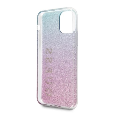Etui Guess Glitter Gradient na iPhone 11 Pro Max - różowo-niebieskie Etui Guess Glitter Gradient na iPhone 11 Pro Max - różowo-niebieskie