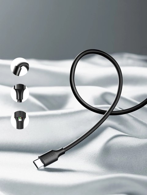 Kabel Ugreen US287 60115 USB-A / USB-C 2A 0.5m - czarny