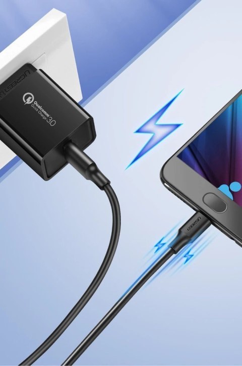Kabel Ugreen US289 60136 micro USB / USB-A 1m - czarny Kabel Ugreen US289 60136 micro USB / USB-A 1m - czarny