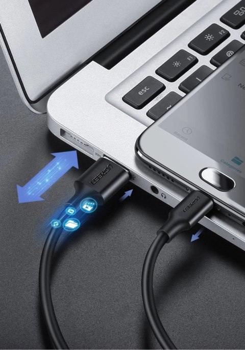 Kabel Ugreen US289 60136 micro USB / USB-A 1m - czarny Kabel Ugreen US289 60136 micro USB / USB-A 1m - czarny