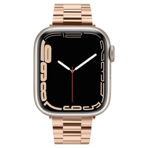 Pasek Spigen Modern Fit Band na Apple Watch 4/5/6/7/8/SE (38/40/41 mm) - różowo-złoty