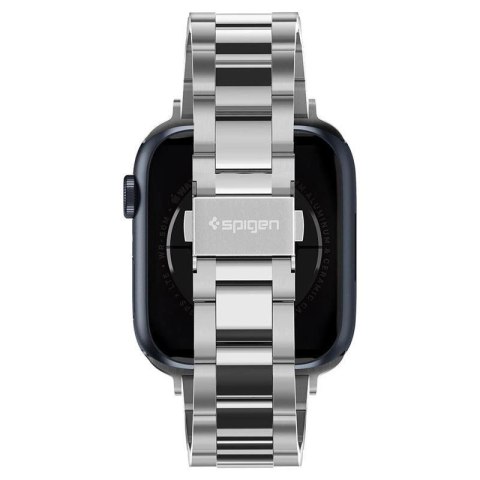 Pasek Spigen Modern Fit Band na Apple Watch 4/5/6/7/8/SE (38/40/41 mm) - srebrny