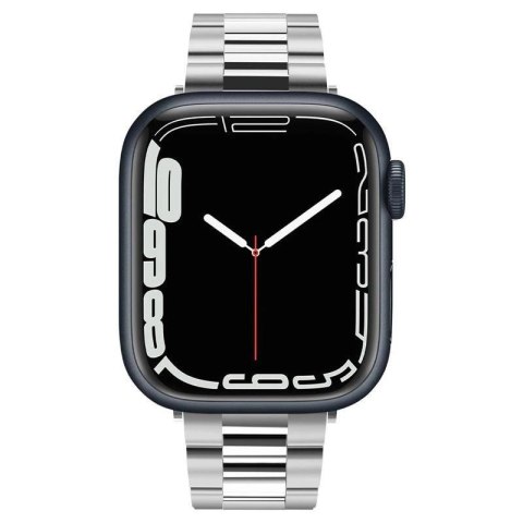Pasek Spigen Modern Fit Band na Apple Watch 4/5/6/7/8/SE (38/40/41 mm) - srebrny