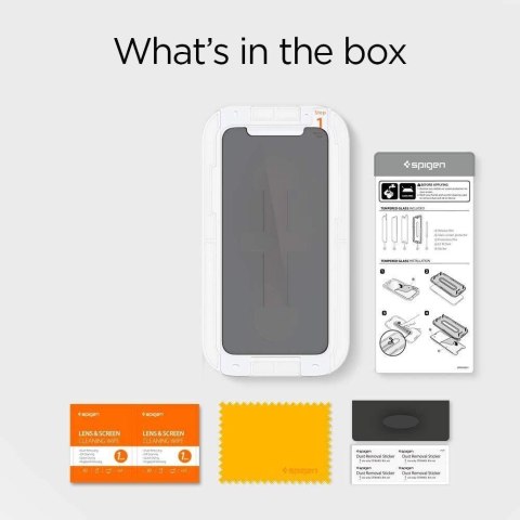 Szkło hartowane Spigen Glas.tR EZ Fit Privacy na iPhone 11 / XR Szkło hartowane Spigen Glas.tR EZ Fit Privacy na iPhone 11 / XR