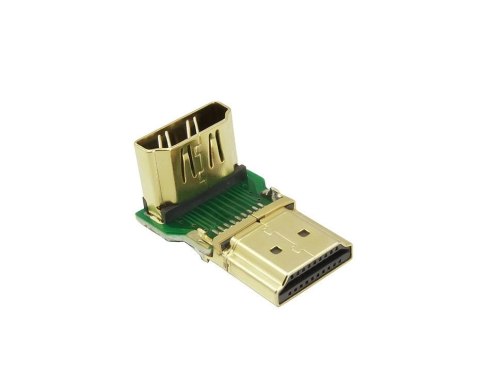 Ugreen adapter łącznik kątowy HDMI dolny czarny (20109) Ugreen adapter łącznik kątowy HDMI dolny czarny (20109)