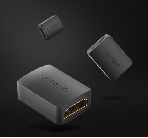 Ugreen adapter łącznik złączka HDMI czarny (20107) Ugreen adapter łącznik złączka HDMI czarny (20107)