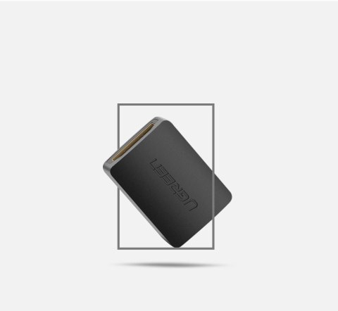 Ugreen adapter łącznik złączka HDMI czarny (20107) Ugreen adapter łącznik złączka HDMI czarny (20107)