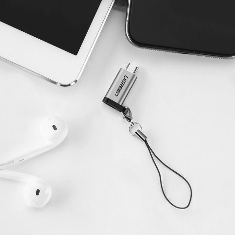 Ugreen adapter przejściówka z USB Typ C na micro USB szary (50590) Ugreen adapter przejściówka z USB Typ C na micro USB szary (50590)