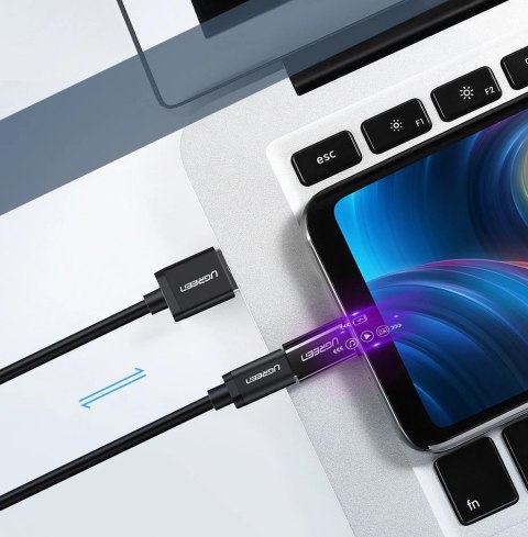Ugreen adapter przejściówka z micro USB na USB Typ C czarny (30391) Ugreen adapter przejściówka z micro USB na USB Typ C czarny (30391)