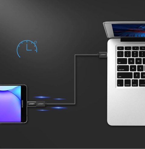 Ugreen adapter przejściówka z micro USB na USB Typ C czarny (30391) Ugreen adapter przejściówka z micro USB na USB Typ C czarny (30391)