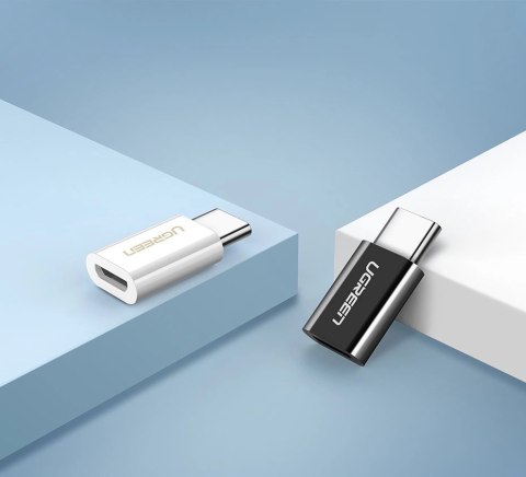 Ugreen adapter przejściówka z micro USB na USB Typ C czarny (30391) Ugreen adapter przejściówka z micro USB na USB Typ C czarny (30391)