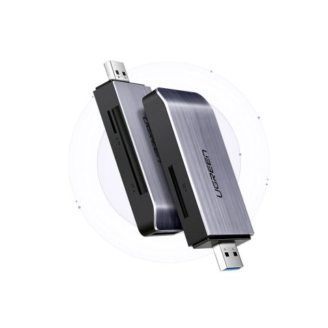 Ugreen czytnik kart SD / micro SD / CF / MS na USB 3.0 szary (50541) Ugreen czytnik kart SD / micro SD / CF / MS na USB 3.0 szary (50541)