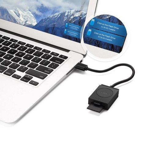 Ugreen czytnik kart SD / micro SD na USB 3.0 czarny (CR127 20250) Ugreen czytnik kart SD / micro SD na USB 3.0 czarny (CR127 20250)