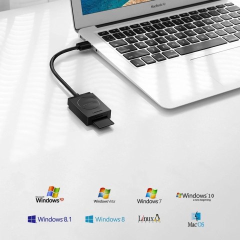 Ugreen czytnik kart SD / micro SD na USB 3.0 czarny (CR127 20250) Ugreen czytnik kart SD / micro SD na USB 3.0 czarny (CR127 20250)