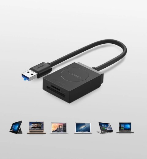Ugreen czytnik kart SD / micro SD na USB 3.0 czarny (CR127 20250) Ugreen czytnik kart SD / micro SD na USB 3.0 czarny (CR127 20250)