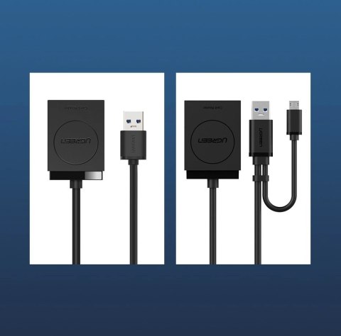 Ugreen czytnik kart SD / micro SD na USB 3.0 czarny (CR127 20250) Ugreen czytnik kart SD / micro SD na USB 3.0 czarny (CR127 20250)