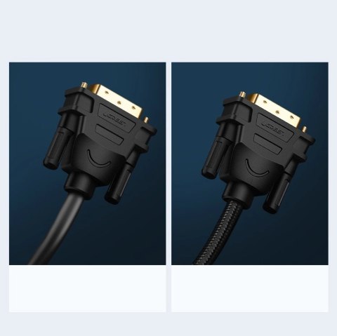 Ugreen kabel przewód HDMI - DVI 4K 60Hz 30AWG 1m czarny (30116) Ugreen kabel przewód HDMI - DVI 4K 60Hz 30AWG 1m czarny (30116)