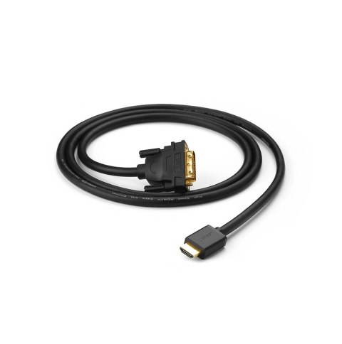 Ugreen kabel przewód HDMI - DVI 4K 60Hz 30AWG 1m czarny (30116) Ugreen kabel przewód HDMI - DVI 4K 60Hz 30AWG 1m czarny (30116)