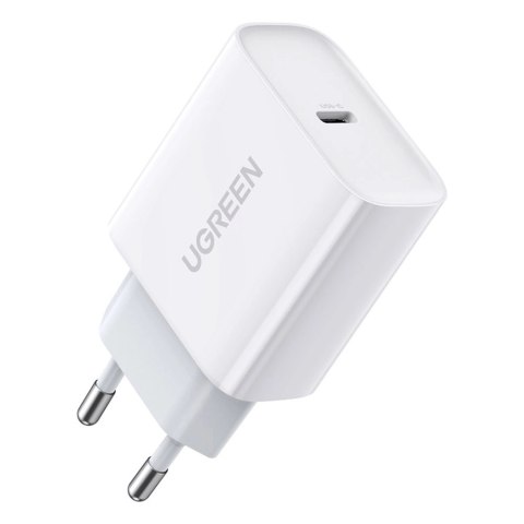 Ugreen ładowarka sieciowa USB Power Delivery 3.0 Quick Charge 4.0+ 20W 3A biały (60450) Ugreen ładowarka sieciowa USB Power Delivery 3.0 Quick Charge 4.0+ 20W 3A biały (60450)