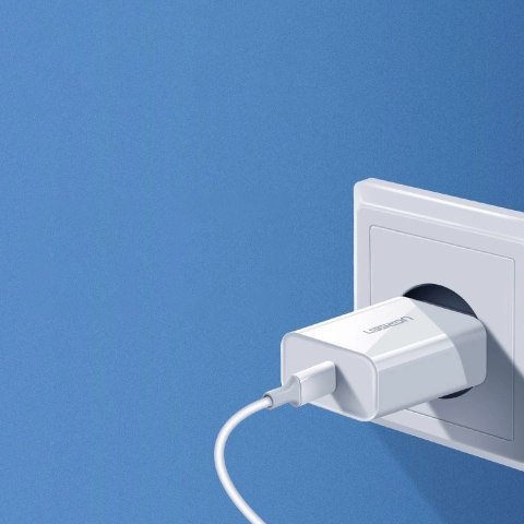 Ugreen ładowarka sieciowa USB Power Delivery 3.0 Quick Charge 4.0+ 20W 3A biały (60450) Ugreen ładowarka sieciowa USB Power Delivery 3.0 Quick Charge 4.0+ 20W 3A biały (60450)