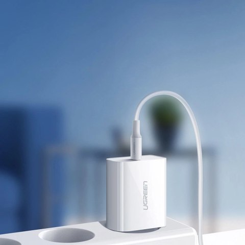 Ugreen ładowarka sieciowa USB Power Delivery 3.0 Quick Charge 4.0+ 20W 3A biały (60450) Ugreen ładowarka sieciowa USB Power Delivery 3.0 Quick Charge 4.0+ 20W 3A biały (60450)