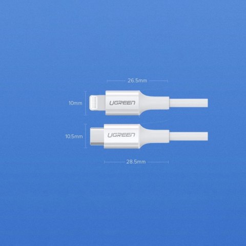 Ugreen ładowarka sieciowa USB Power Delivery 3.0 Quick Charge 4.0+ 20W 3A biały (60450) Ugreen ładowarka sieciowa USB Power Delivery 3.0 Quick Charge 4.0+ 20W 3A biały (60450)