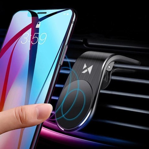 Wozinsky magnetyczny uchwyt na telefon na kratkę wentylacyjną nawiew czarny (WCH-02) Wozinsky magnetyczny uchwyt na telefon na kratkę wentylacyjną nawiew czarny (WCH-02)