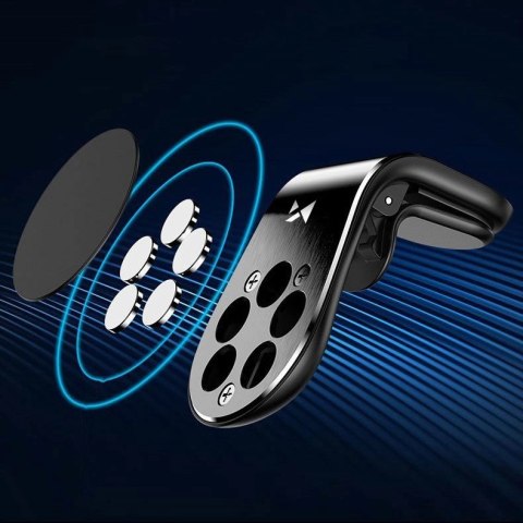 Wozinsky magnetyczny uchwyt na telefon na kratkę wentylacyjną nawiew czarny (WCH-02) Wozinsky magnetyczny uchwyt na telefon na kratkę wentylacyjną nawiew czarny (WCH-02)