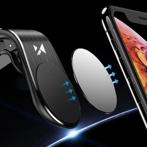 Wozinsky magnetyczny uchwyt na telefon na kratkę wentylacyjną nawiew czarny (WCH-02) Wozinsky magnetyczny uchwyt na telefon na kratkę wentylacyjną nawiew czarny (WCH-02)