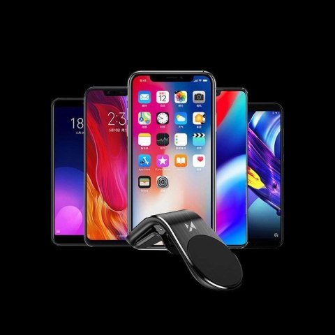Wozinsky magnetyczny uchwyt na telefon na kratkę wentylacyjną nawiew czarny (WCH-02) Wozinsky magnetyczny uchwyt na telefon na kratkę wentylacyjną nawiew czarny (WCH-02)