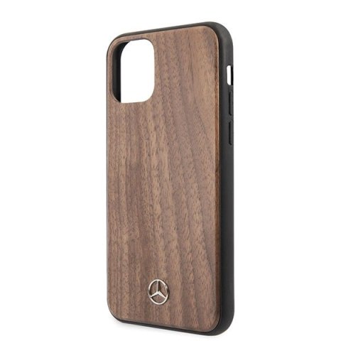 Etui Mercedes Wood Line Walnut na iPhone 11 Pro Max - brązowe Etui Mercedes Wood Line Walnut na iPhone 11 Pro Max - brązowe