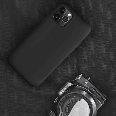 Etui UNIQ Lino Hue na iPhone 11 Pro - czarne Etui UNIQ Lino Hue na iPhone 11 Pro - czarne
