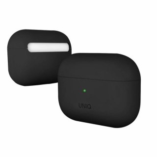 Etui UNIQ Lino Silicone na AirPods Pro - czarne