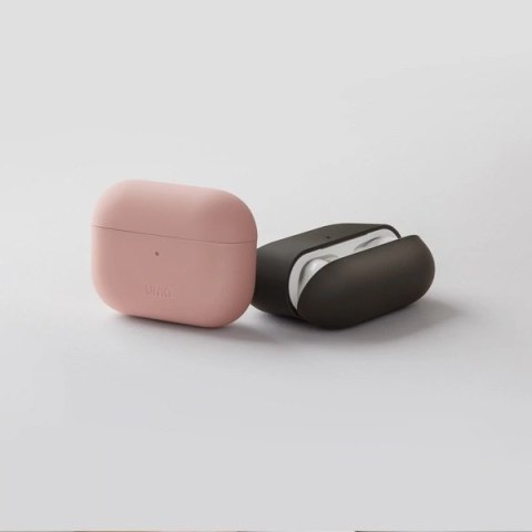 Etui UNIQ Lino Silicone na AirPods Pro - miętowe Etui UNIQ Lino Silicone na AirPods Pro - miętowe