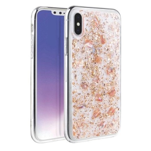 Etui UNIQ Lumence Clear na iPhone Xs Max - różowo-złote Etui UNIQ Lumence Clear na iPhone Xs Max - różowo-złote