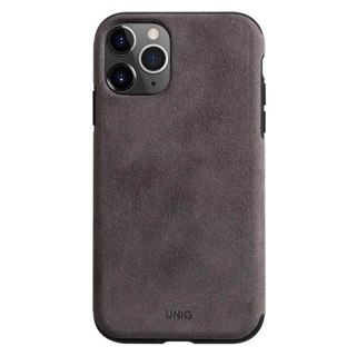 Etui UNIQ Sueve na iPhone 11 Pro Max - ciemnoszare