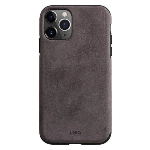 Etui UNIQ Sueve na iPhone 11 Pro - ciemnoszare Etui UNIQ Sueve na iPhone 11 Pro - ciemnoszare
