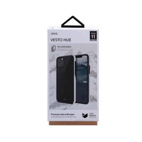Etui UNIQ Vesto Hue na iPhone 11 Pro - czarno-białe Etui UNIQ Vesto Hue na iPhone 11 Pro - czarno-białe