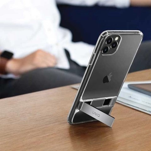 Etui Uniq Cabrio na iPhone 11 Pro - szare