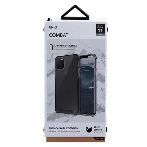 Etui Uniq Combat na iPhone 11 Pro - czarne Etui Uniq Combat na iPhone 11 Pro - czarne