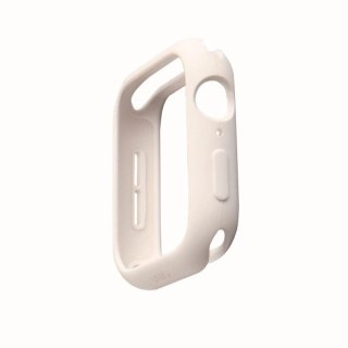 Etui Uniq Lino na Apple Watch 4 / 5 / 6 / SE 44mm - białe