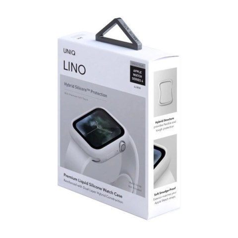 Etui Uniq Lino na Apple Watch 4 / 5 / 6 / SE 44mm - białe Etui Uniq Lino na Apple Watch 4 / 5 / 6 / SE 44mm - białe
