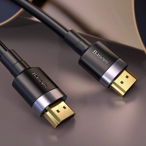 Kabel Baseus Cafule HDMI / HDMI 2.0 4K 60 Hz 3D 18 Gbps 2 m - czarny Kabel Baseus Cafule HDMI / HDMI 2.0 4K 60 Hz 3D 18 Gbps 2 m - czarny