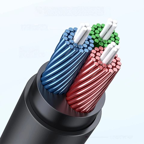 Kabel Ugreen AV118 10592 mini jack 3,5 mm (męski) / mini jack 3,5 mm (żeński) 1m - srebrny Kabel Ugreen AV118 10592 mini jack 3,5 mm (męski) / mini jack 3,5 mm (żeński) 1m - srebrny