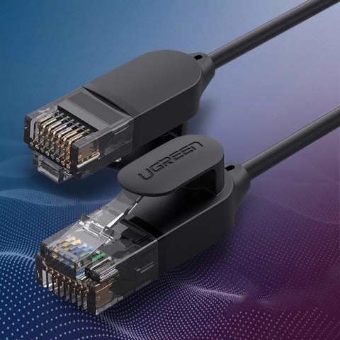 Kabel Ugreen NW122 70654 sieciowy Ethernet patchcord RJ45 Cat 6A UTP do 10Gb/s 5 m - czarny Kabel Ugreen NW122 70654 sieciowy Ethernet patchcord RJ45 Cat 6A UTP do 10Gb/s 5 m - czarny