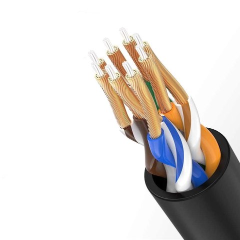 Kabel Ugreen NW122 70654 sieciowy Ethernet patchcord RJ45 Cat 6A UTP do 10Gb/s 5 m - czarny Kabel Ugreen NW122 70654 sieciowy Ethernet patchcord RJ45 Cat 6A UTP do 10Gb/s 5 m - czarny